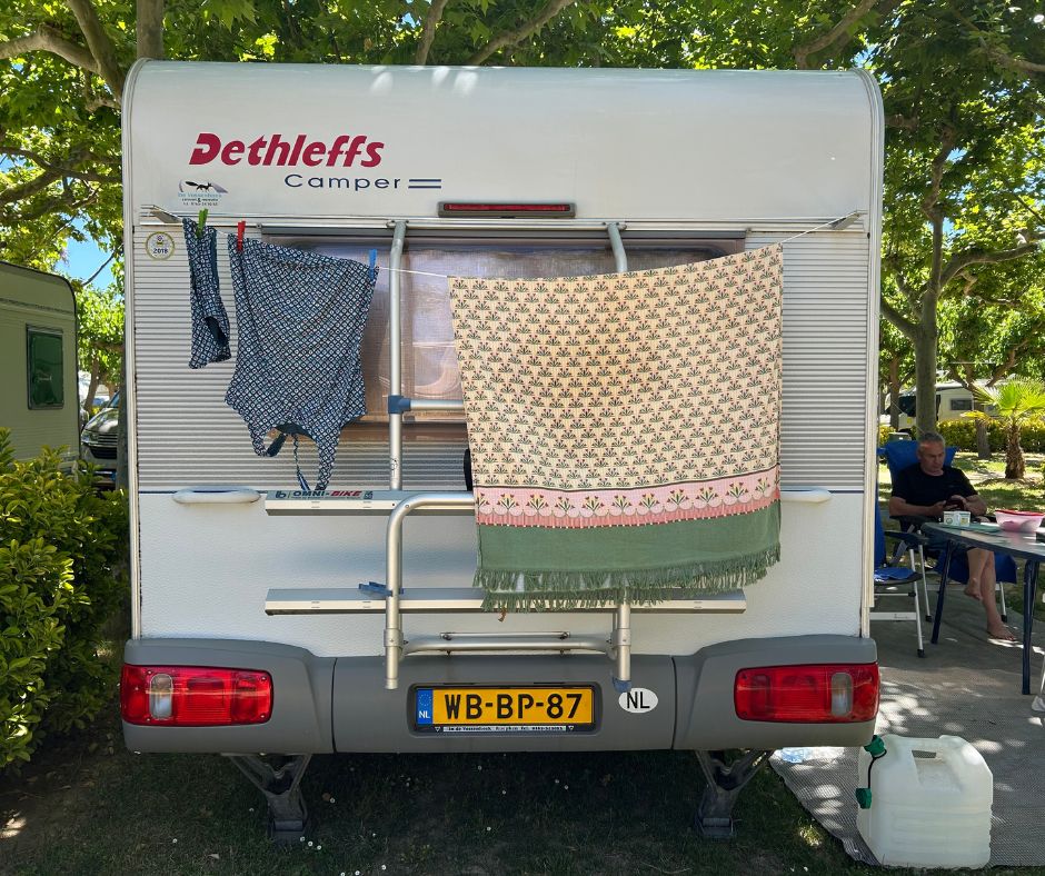 Wäscheleine Camping
