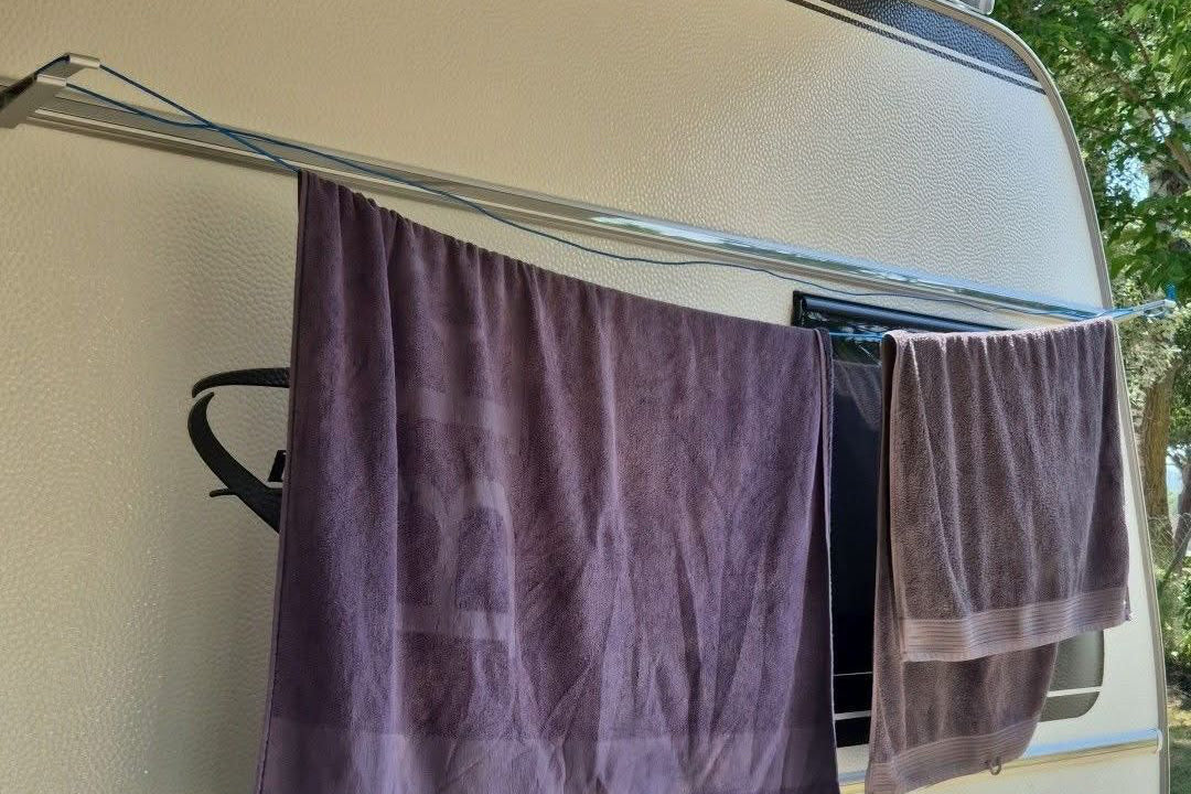 Wäscheleine Camping